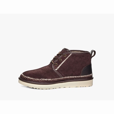 Botas UGG Neumel Stitch Homem Marrom | PT-DJQBA